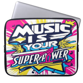 Capa Para Notebook A Música é Seu Superpoder 2