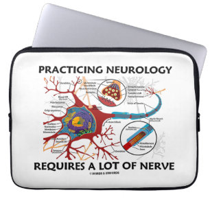 Capa Para Notebook A neurologia praticando exige muito nervo