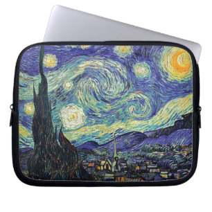 Capa Para Notebook A noite estrelado de Van Gogh