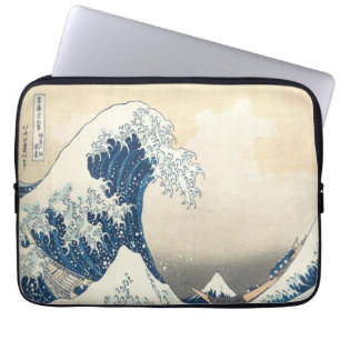 Capa Para Notebook A onda do Excelente de Kanagawa Ukiyo-e Japonês