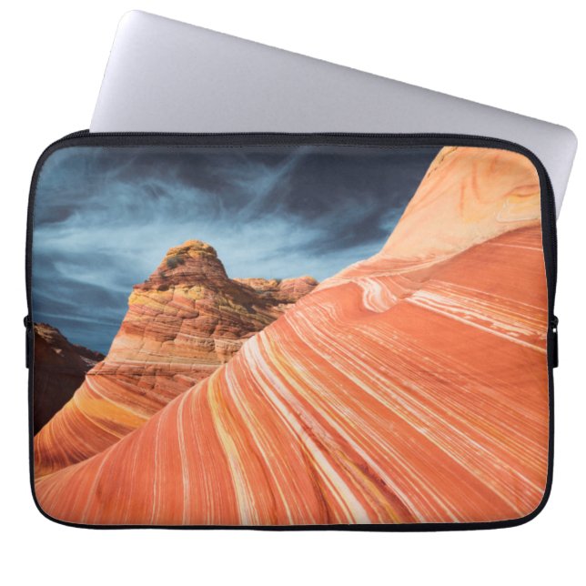 Capa Para Notebook A onda, falésias vermelhas, Arizona (Frente)