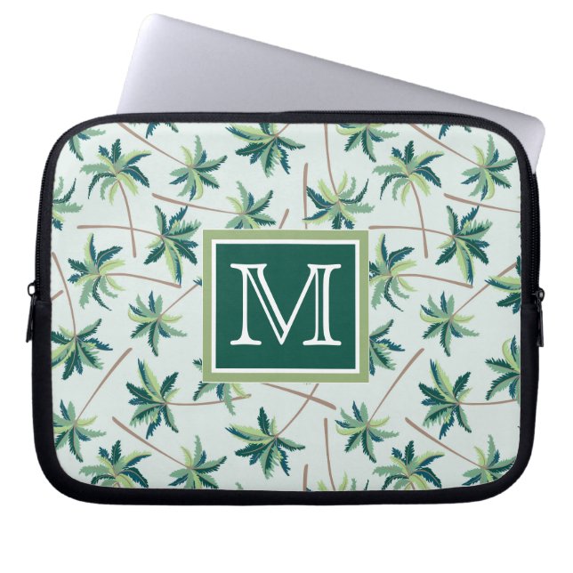 Capa Para Notebook A palma tropical | do Foxtail adiciona sua inicial (Frente)