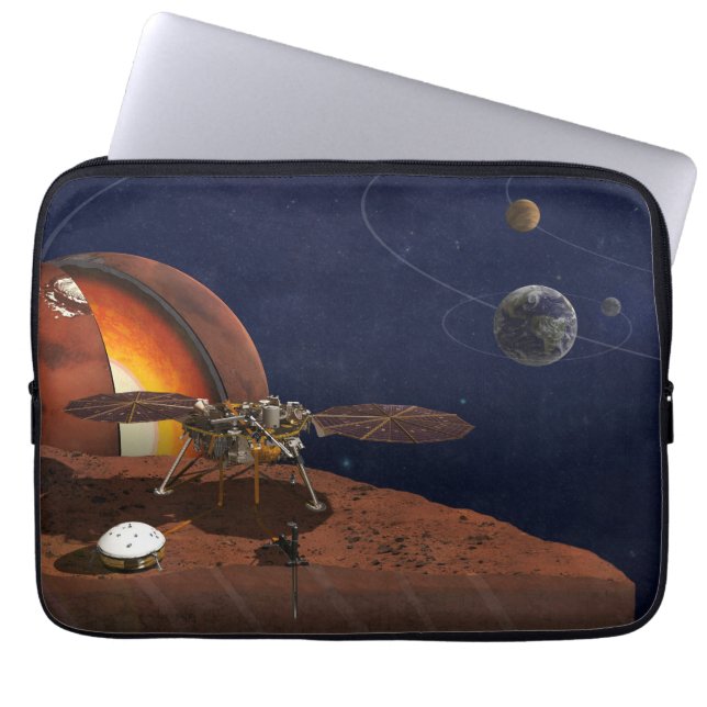 Capa Para Notebook A Representação Do Artista Do Insight Lander. (Frente)