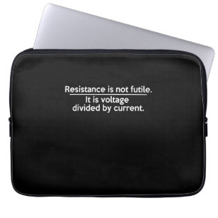 Capa Para Notebook A Resistência Não É Fútil - Lei Ohms - Eletrônica