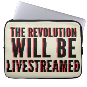 Capa Para Notebook A Revolução Será Transmitida Ao Vivo