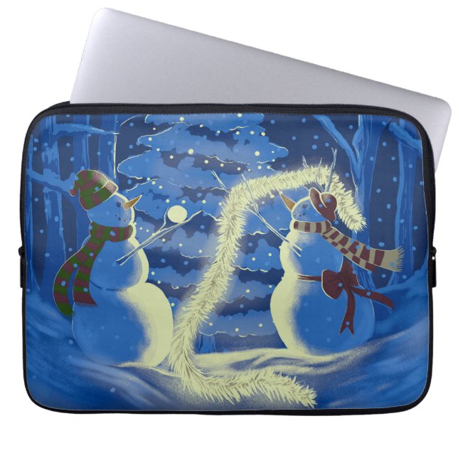 Capa Para Notebook A Snowman Christmas (Frente)