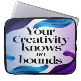 Capa Para Notebook A sua criatividade não conhece limites opção 3