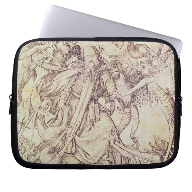 Capa Para Notebook A tentação de St Anthony (gravura) (Frente)