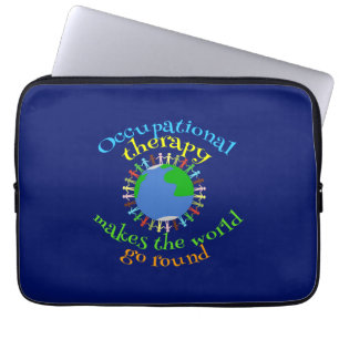 Capa Para Notebook A terapia ocupacional faz o mundo ir circularmente