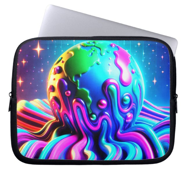 Capa Para Notebook A Terra em um Tablet de Computador + Laptop (Frente)