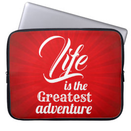 Capa Para Notebook A vida é a maior aventura