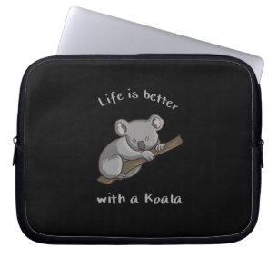 Capa Para Notebook A Vida É Melhor Com Koala