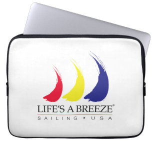 Capa Para Notebook A vida é uma breeze®_Paint-The-Wind Sails