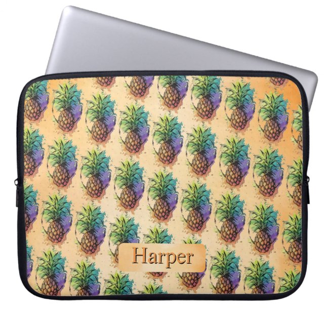 Capa Para Notebook Abacaxi (Frente)