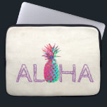 Capa Para Notebook Abacaxi Adorável Aloha Havaiana<br><div class="desc">Adorável abacaxi aloha hawaiano.</div>