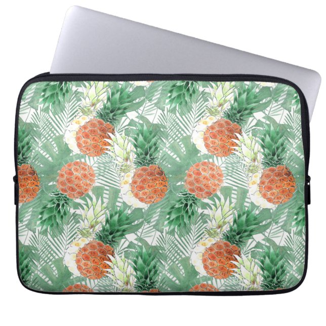 Capa Para Notebook Abacaxi, casal doce, fruta (Frente)