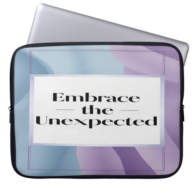 Capa Para Notebook Abrace o Inesperado opção 3 (Frente)