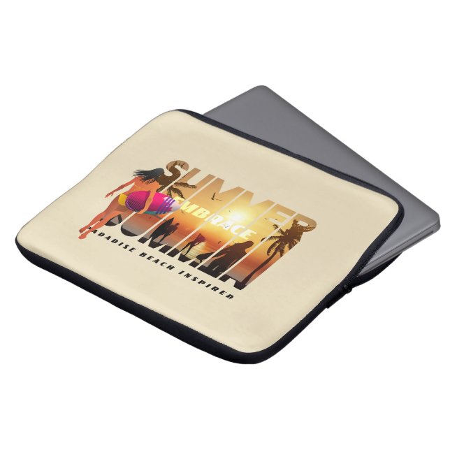 Capa Para Notebook Abrace o Verão | 13 polegadas (Frente Topo)