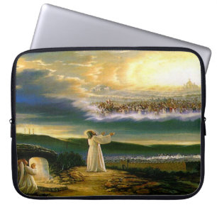 Capa Para Notebook Abraço acolhedor dos céus Jesus ao crepúsculo