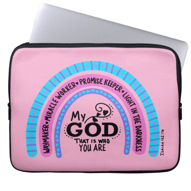 Capa Para Notebook Abridor de Caminho Fazedor de Milagres Meu Deus És (Frente)
