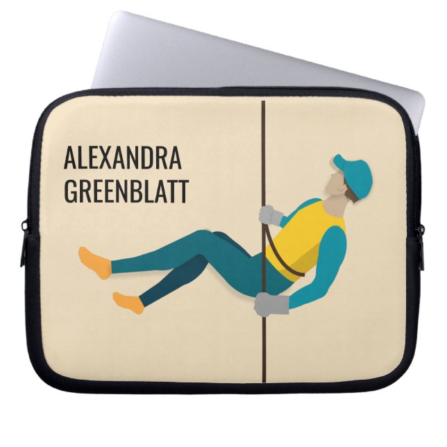 Capa Para Notebook Abseiling (Frente)