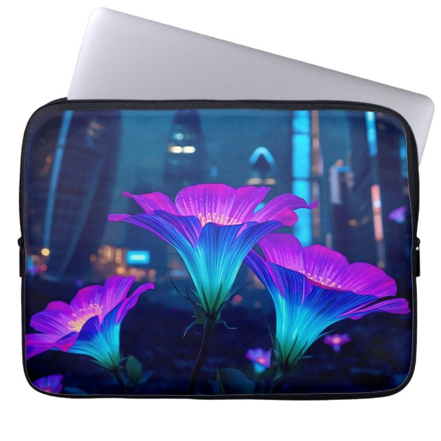 Capa Para Notebook Abstract Bloominescente 13' (Frente)