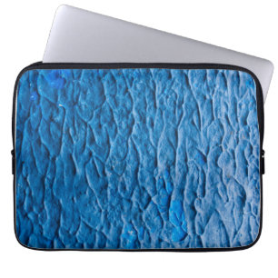 Capa Para Notebook Abstract Cobalt Blue Textured Wall with Impasto Pa