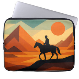 Capa Para Notebook Abstract Geometric - Modern Lone Rider Design