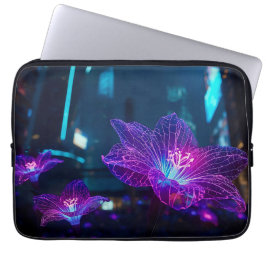 Capa Para Notebook Abstract Neon Veins 13'