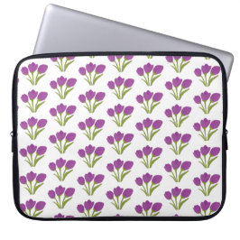 Capa Para Notebook Abstract Tulip Floral 