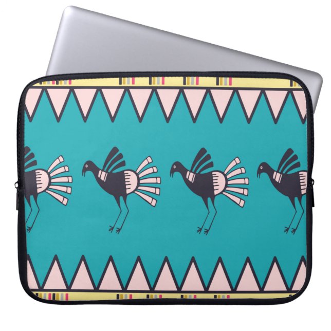 Capa Para Notebook Abstrato africano art style design. Tribo desenhad (Frente)