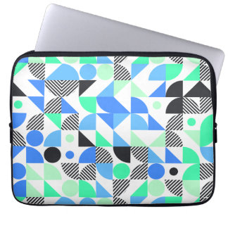 Capa Para Notebook Abstrato Azul moderno - Geométrico