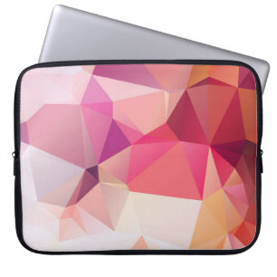 Capa Para Notebook Abstrato baixo fundo polimérico, triângulo geométr