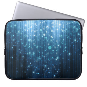 Capa Para Notebook Abstrato brilhante: Arte de fundo iluminada.