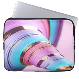 Capa Para Notebook Abstrato Color Swirl