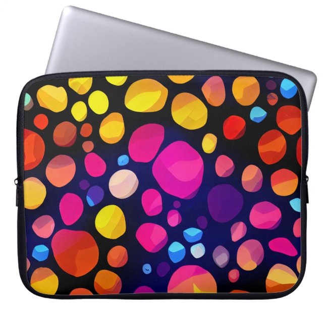 Capa Para Notebook Abstrato Colorido (Frente)
