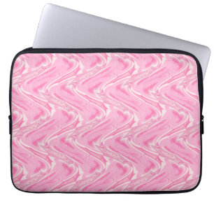 Capa Para Notebook Abstrato de algodão doce rosa