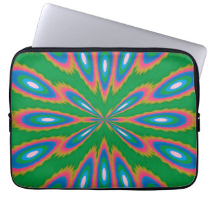 Capa Para Notebook Abstrato de Arte do Jardim Funky