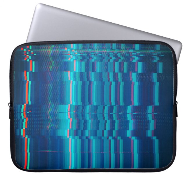 Capa Para Notebook Abstrato de falha de tela de teste (Frente)