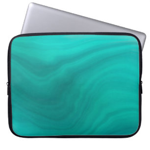 Capa Para Notebook Abstrato de Turquesa Leve Pastel