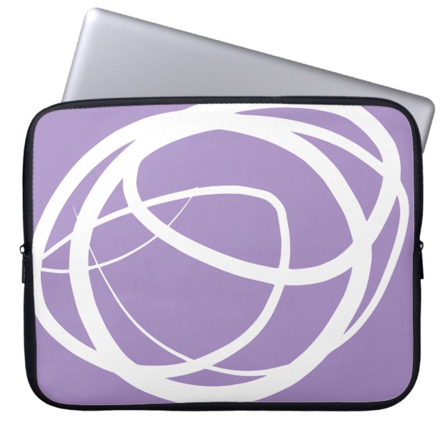 Capa Para Notebook Abstrato desenhar design Eletrônicos Bag (Frente)