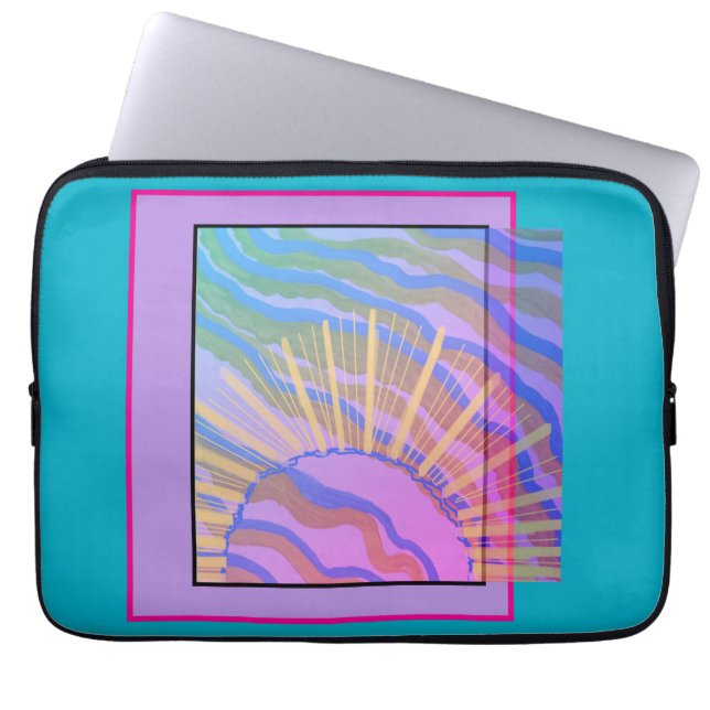 Capa Para Notebook Abstrato dimensional (Frente)