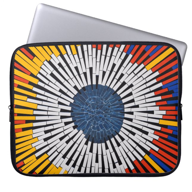 Capa Para Notebook Abstrato em fita—Starburst (Frente)