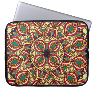 Capa Para Notebook Abstrato Ethnic Ornamentado Background abstract, a