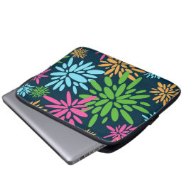 Capa Para Notebook Abstrato Fireworks Colorir Eletrônicos de Flor Bag
