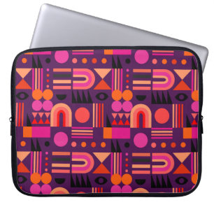 Capa Para Notebook Abstrato geométrico sem soldadura com formas de