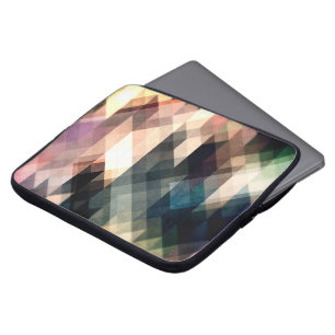 Capa Para Notebook Abstrato Geométrico Texturizado