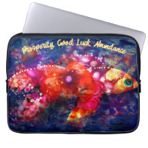 Abstrato Goldfish Púrpura Cor-de-rosa-laranja