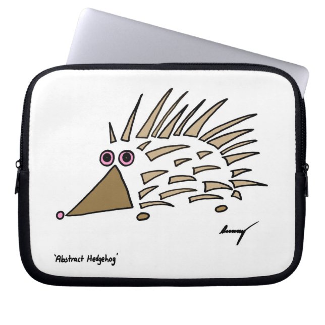 Capa Para Notebook Abstrato Hedgehog Bolsa de laptop (Frente)