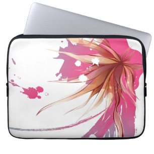 Capa Para Notebook Abstrato Hibiscus Flower